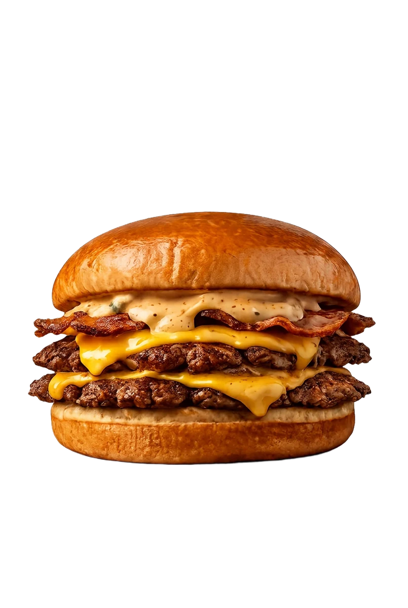 Doppio smash burger Mr Crunch, hamburger a Marina di Carrara